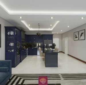 مجموعة من الألوان المتناسقة لتصميم مطبخ مفتوح يعكس الانسجام مع ديكور المنزل، تشمل درجات محايدة ودافئة لمظهر أنيق وعصري.